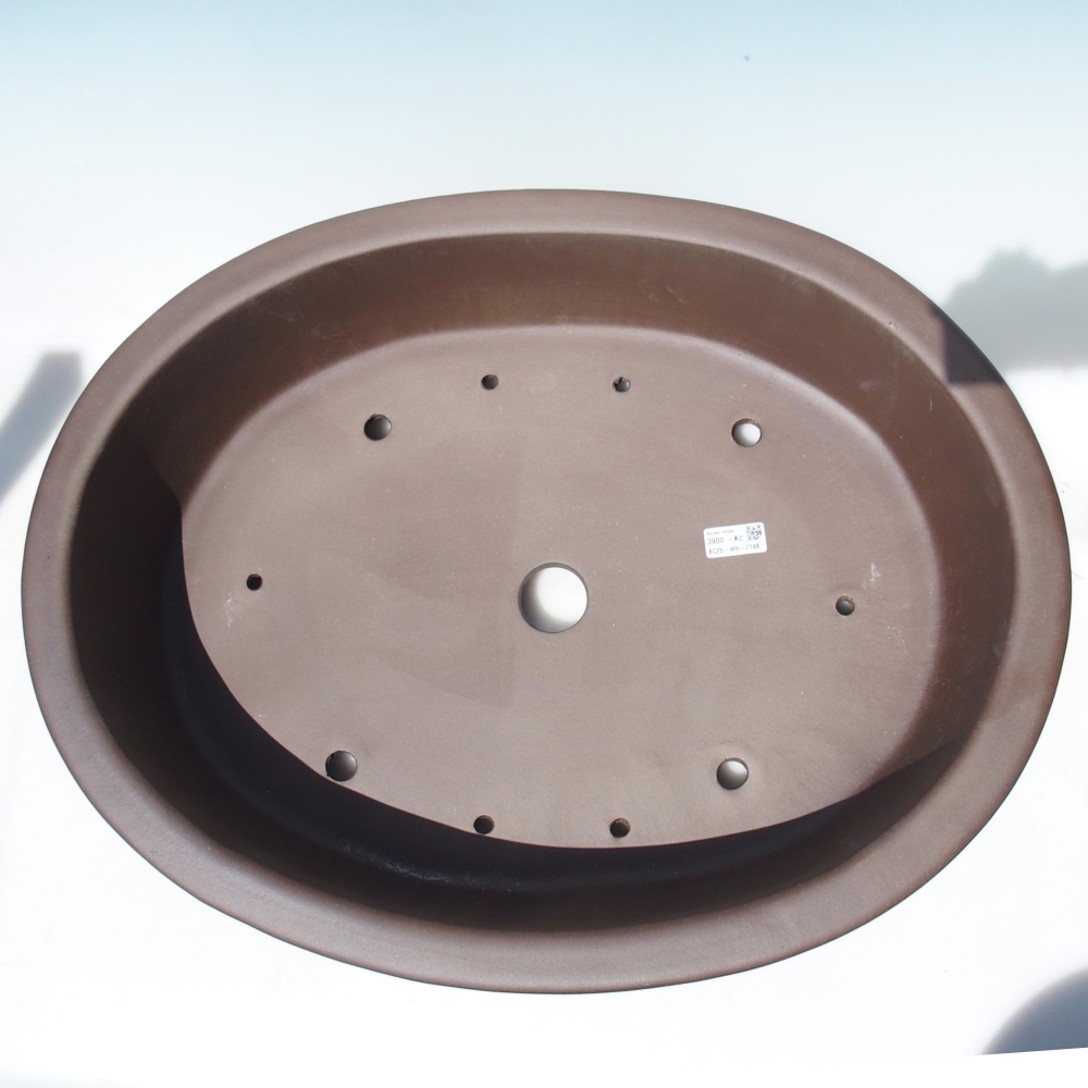Bowl 62,5 x 48,5 x 14,5 cm brown - PERSONAL COLLECTION OR PALLET TRANSPORT ONLY