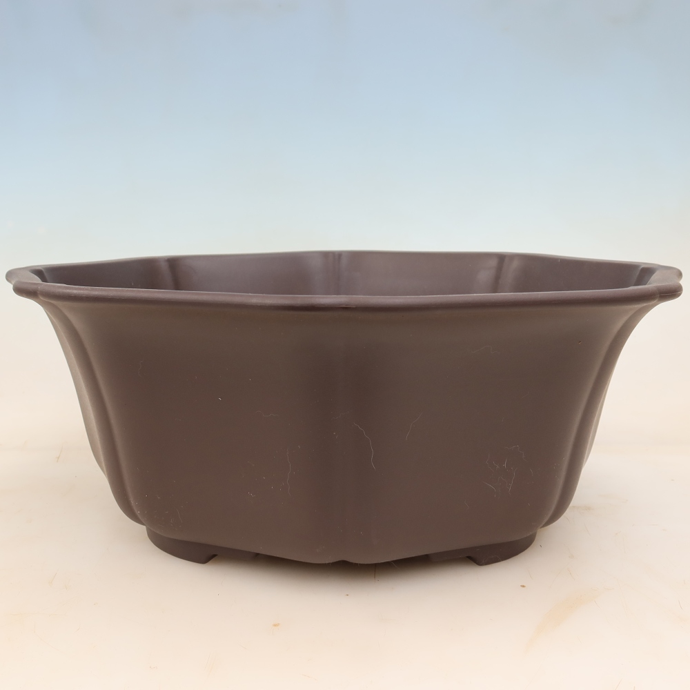 MP-31 Brown Plastic Bonsai Pot - 39.5 x 37.5 x 14.5 cm
