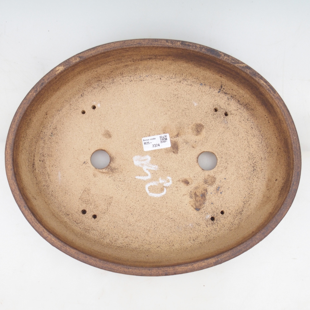 Bonsai bowl 39 x 31 x 8,5 cm , colour brown