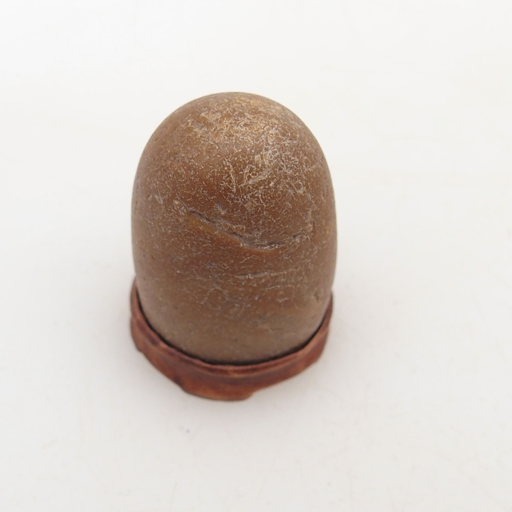 Suiseki - Stone with DAI (wooden pad)