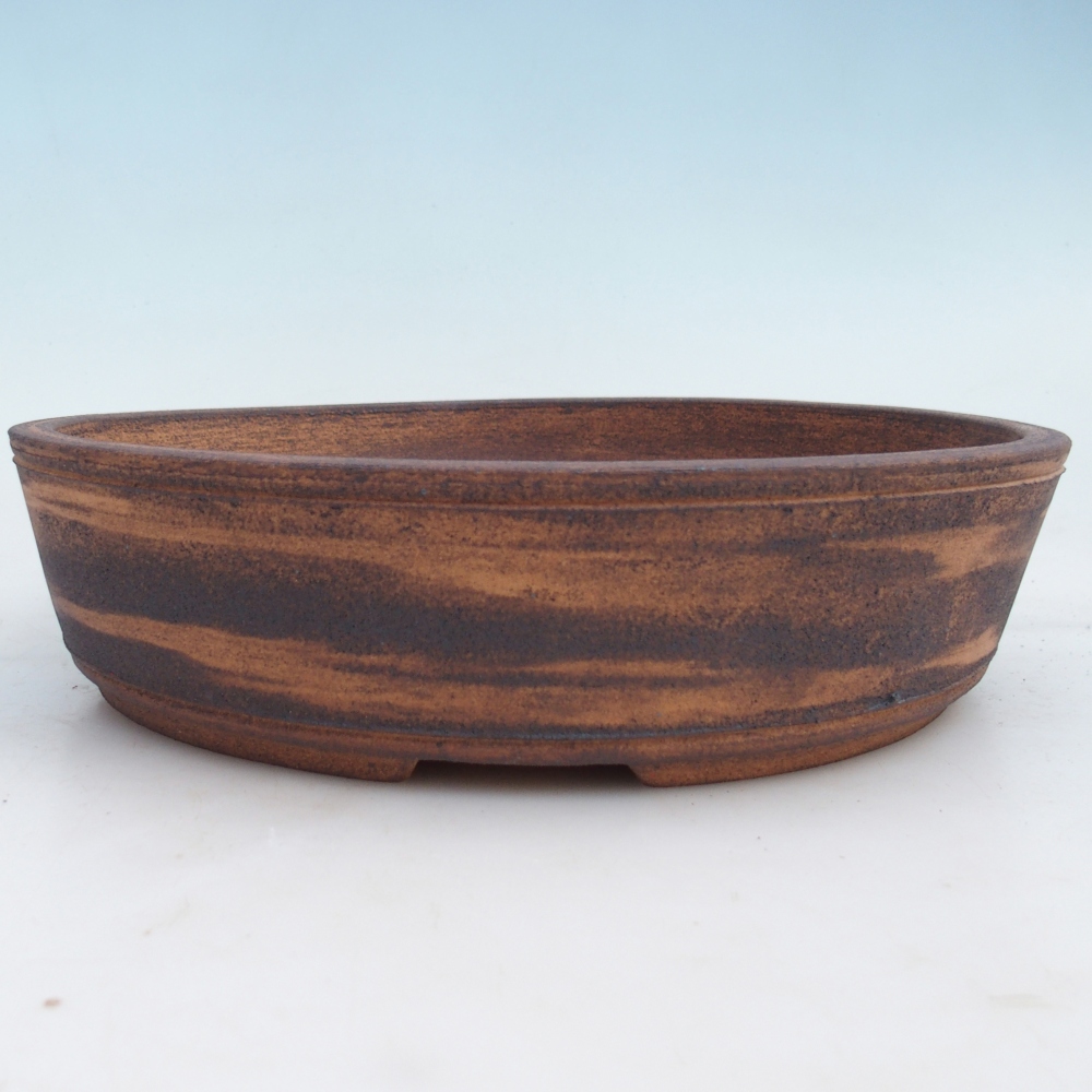 Bonsai bowl 30 x 30 x 7,5 cm , colour brown