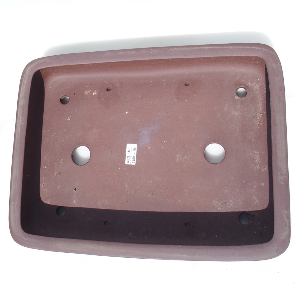 Bonsai bowl 49 x 37,5 x 11 cm - brown