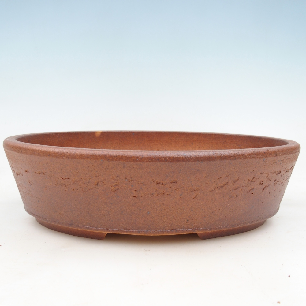 Bonsai bowl 27,5 x 21,5 x 7,5 cm , colour brown