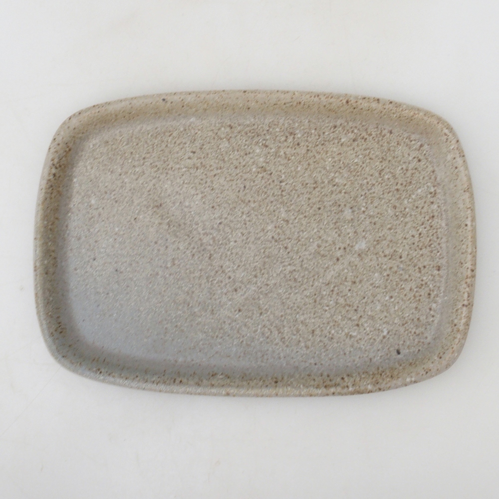 Ceramic saucer H08 - 22.5 x 16 x 1 cm - beige