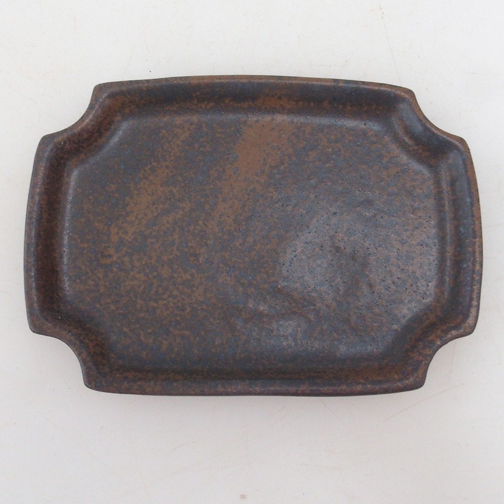 Bonsai bowl + saucer H01 - brown