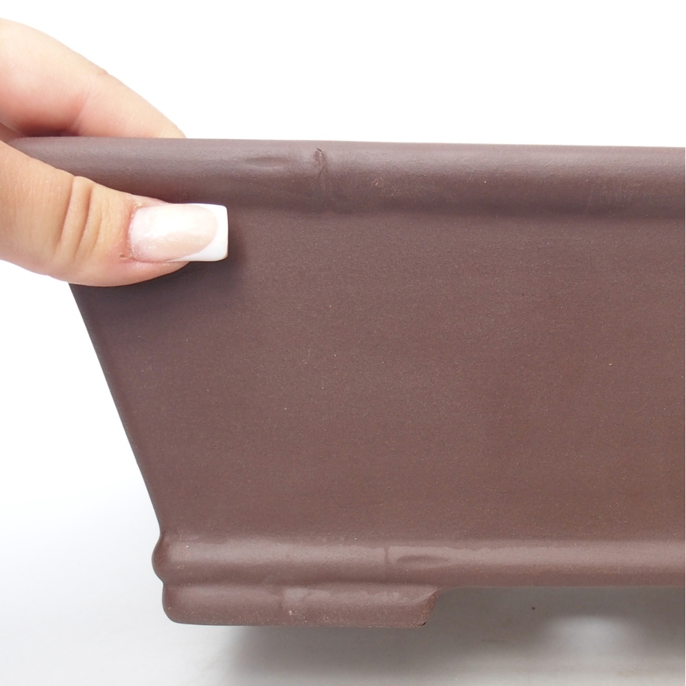 Bowl 26 x 18,5 x 10 cm brown