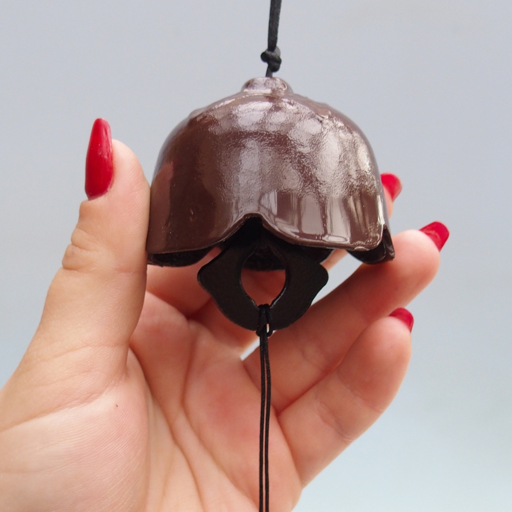 Metal wind chime, brown