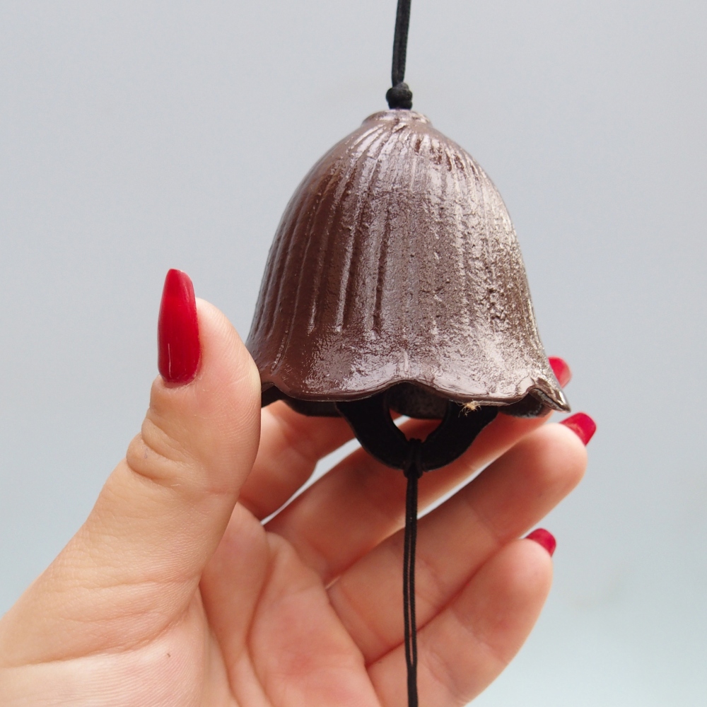 Metal wind chime, brown