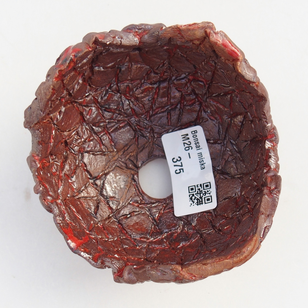 Ceramic Shell 9,5 x 9,5 x 7 cm , colour brown