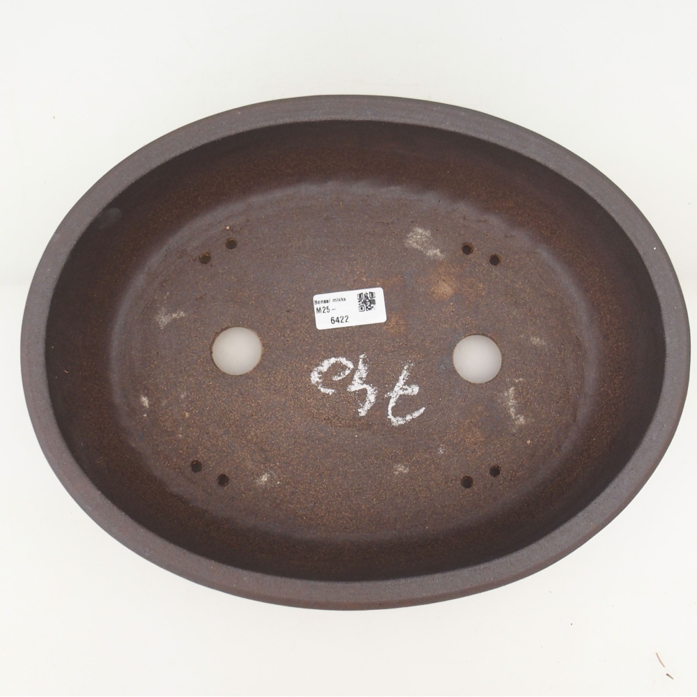 Bonsai bowl 33 x 25,5 x 9,5 cm , colour brown