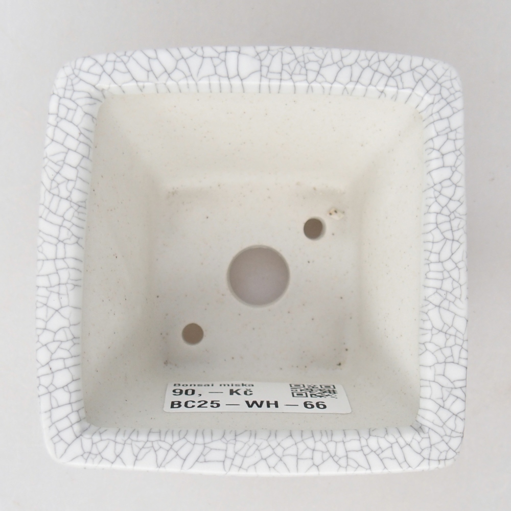 Ceramic bonsai bowl 8,5 x 8,5 x 5 cm, raku colour