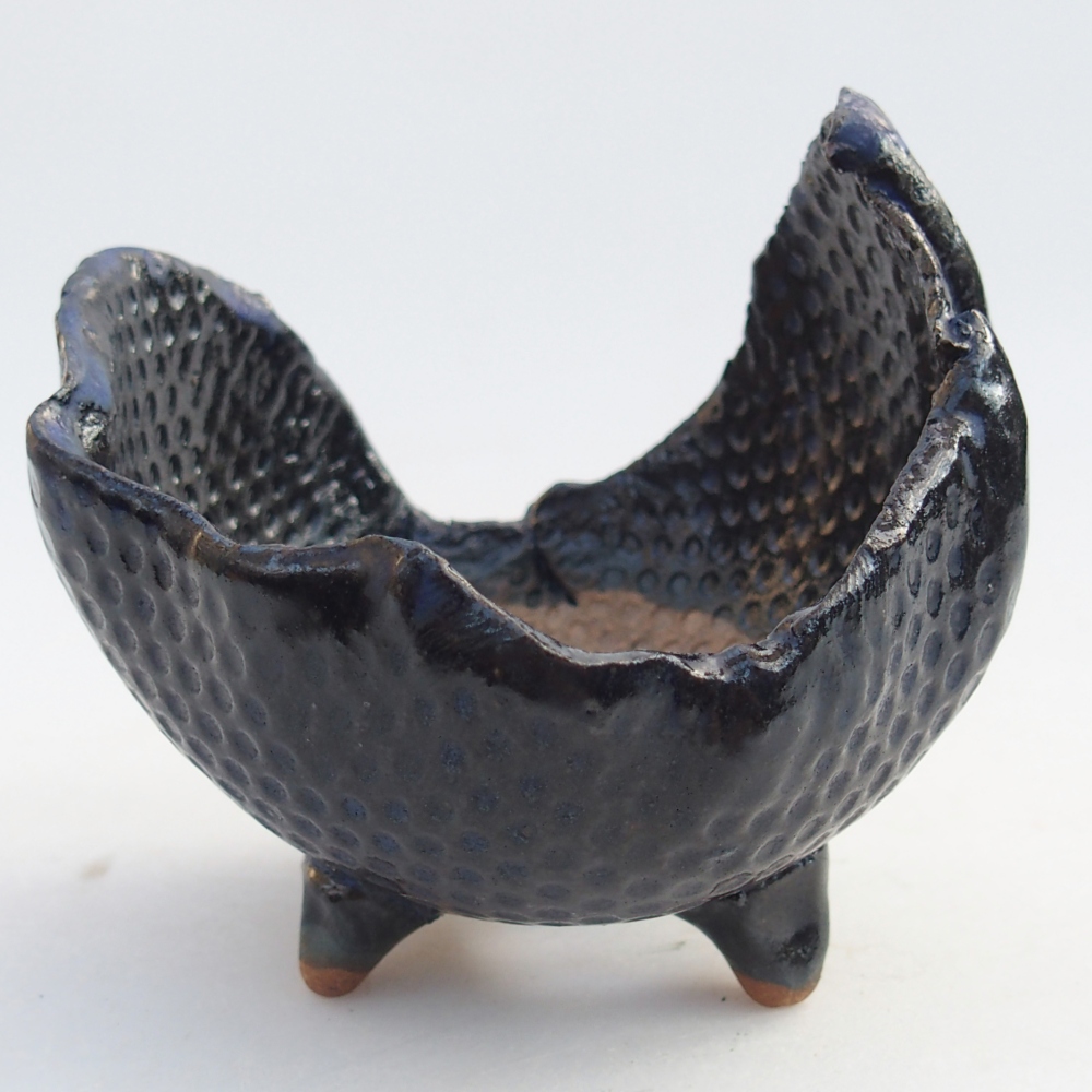 Ceramic Shell 10 x 8,5 x 8,5 cm , colour blue