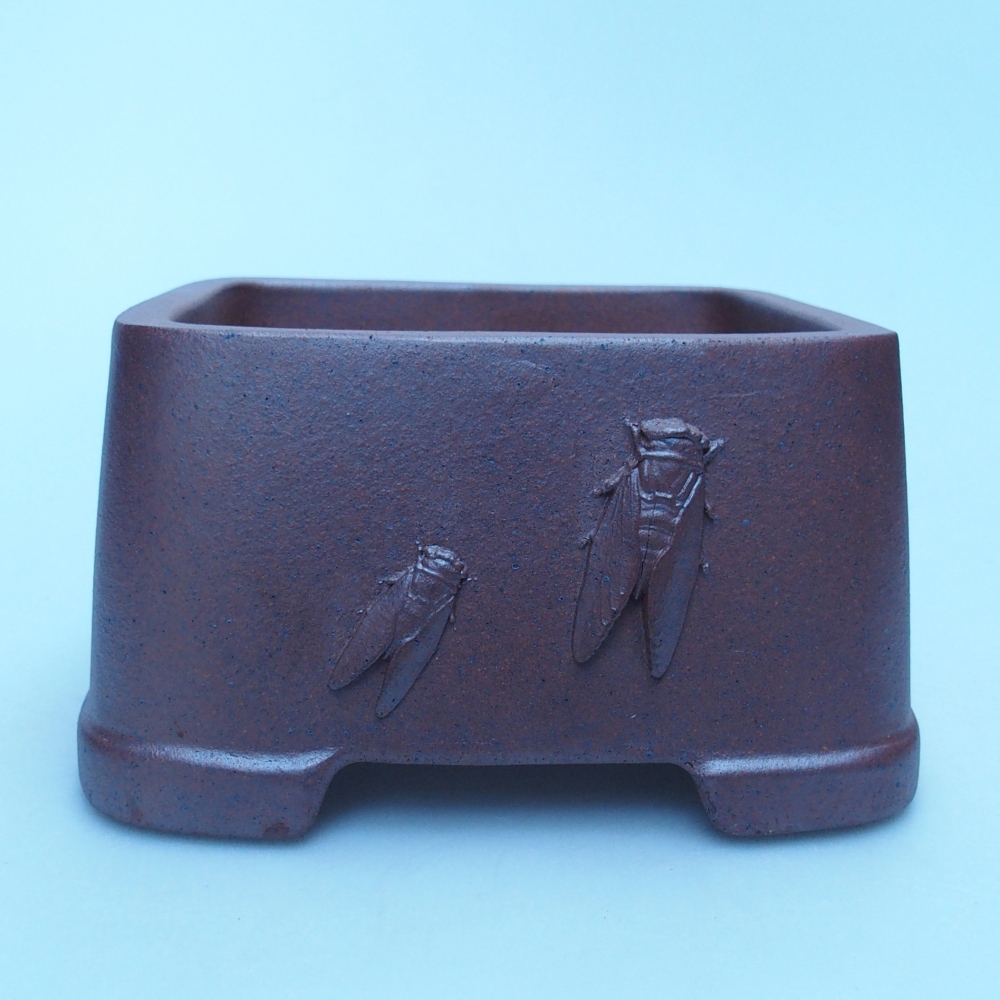 Bowl 13 x 13 x 8 cm brown