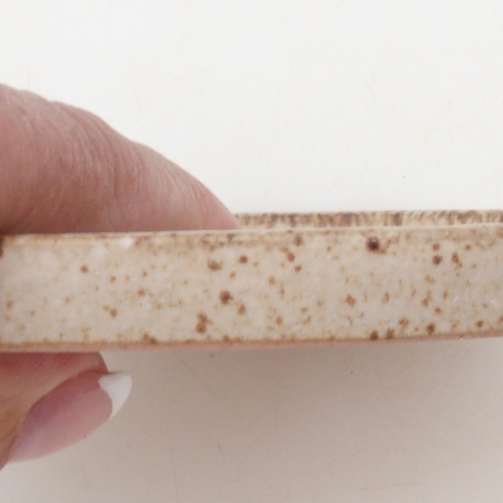 Bonsai bowl round D6-L - 13.5 x 13.5 x 1 cm - beige
