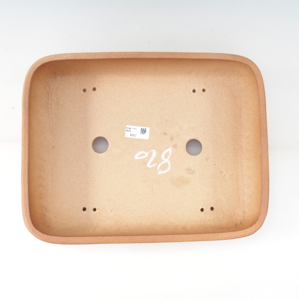 Bonsai bowl 38 x 30 x 8,5 cm , colour brown