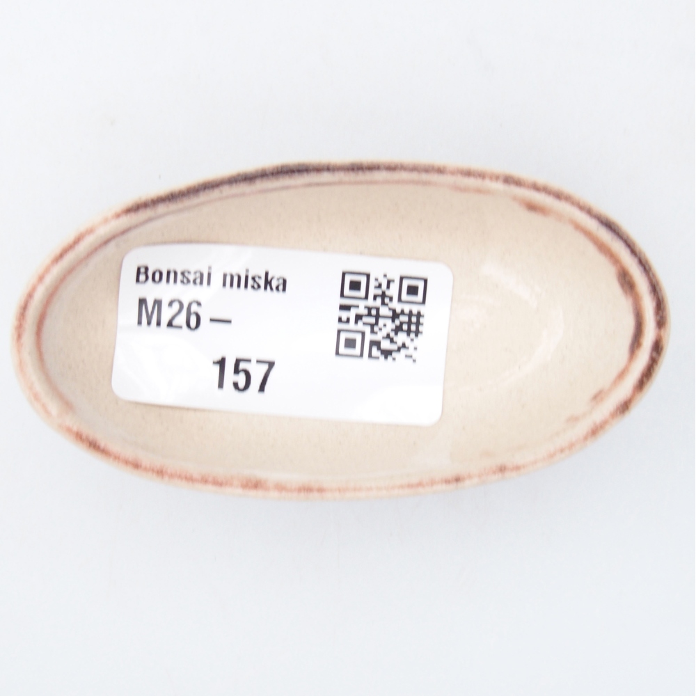 Mini bonsai bowl 7 x 3,5 x 2 cm, brown