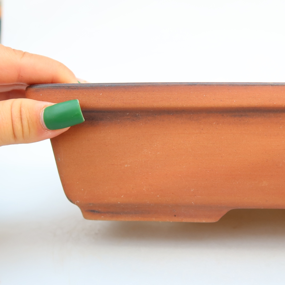 Ceramic Bowl  25.5 x 19 x 7 cm, brick red
