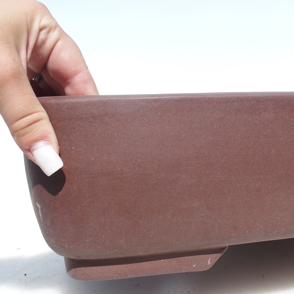 Bonsai bowl 49 x 37,5 x 11 cm - brown