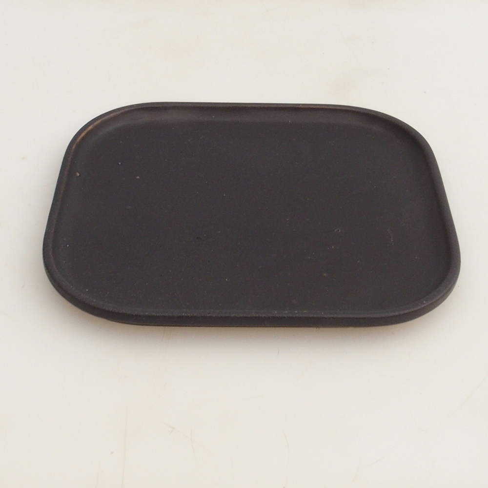 Ceramic bowl H36 - 17.5 x 15 x 1 cm - brown