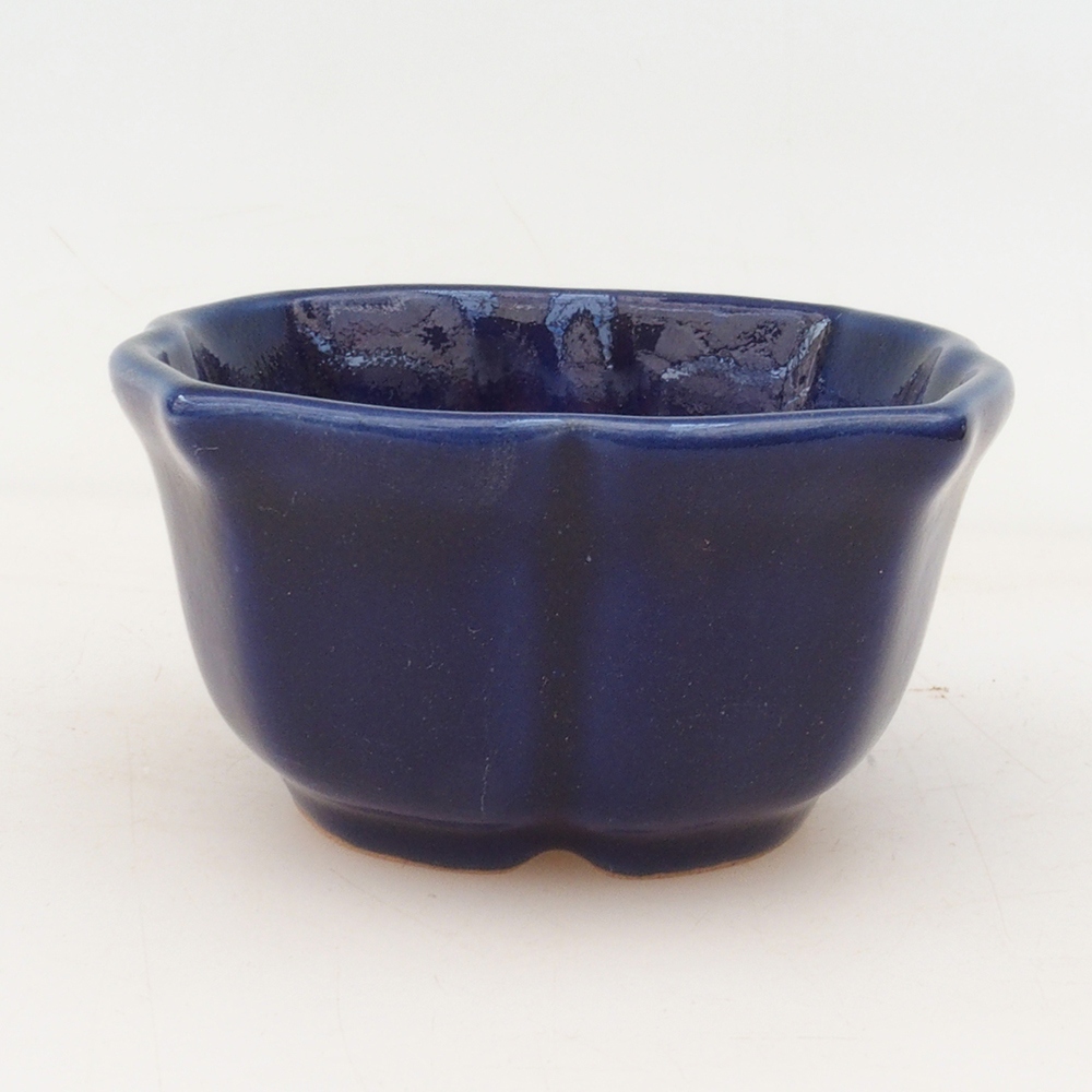 Bonsai bowl H95 - 7.5 x 7.5 x 4 cm - blue