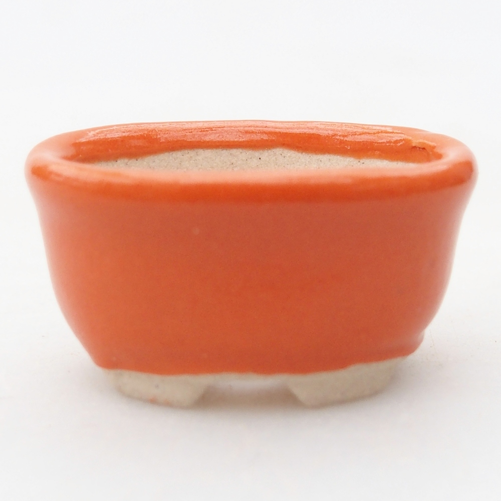 Mini bonsai bowl 3 x 2,5 x 2 cm, orange