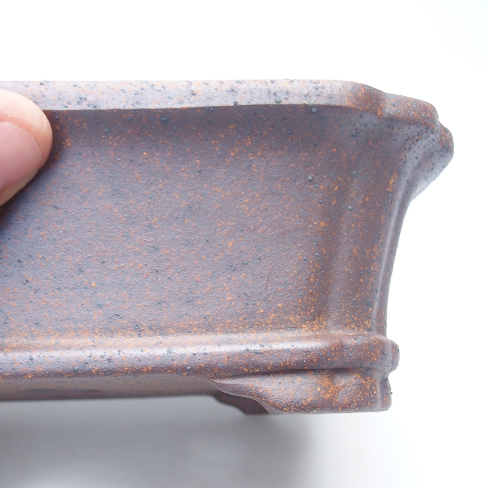 Bowl 21 x 18 x 6,5 cm brown