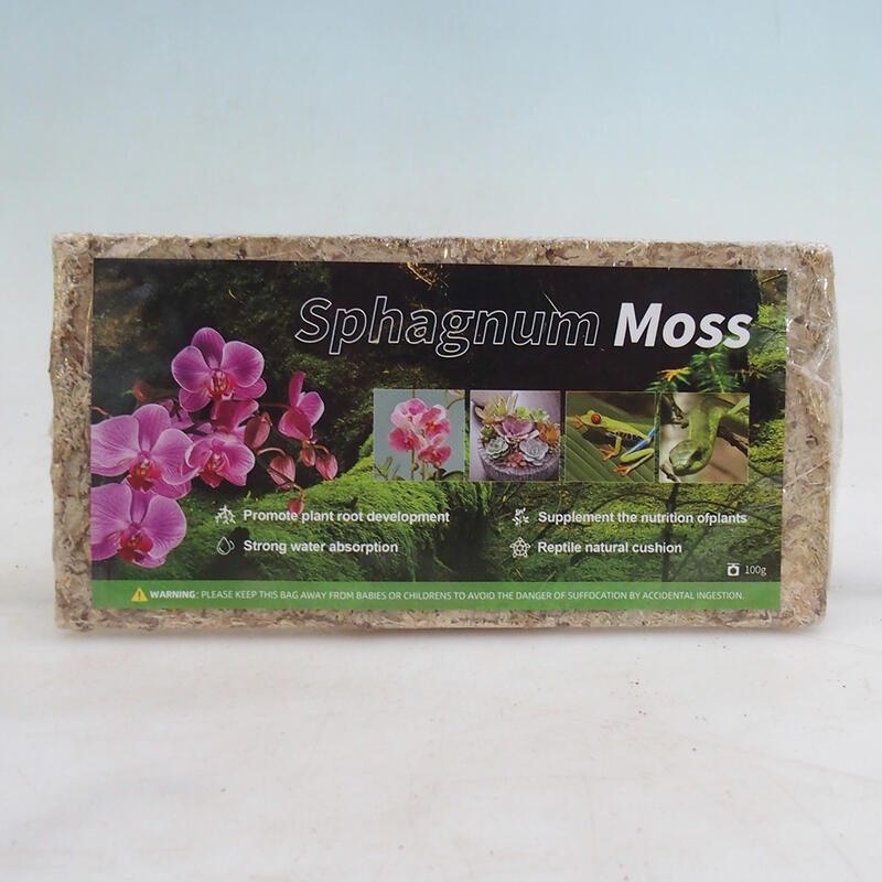 Sphagnum - peat moss 100 gr