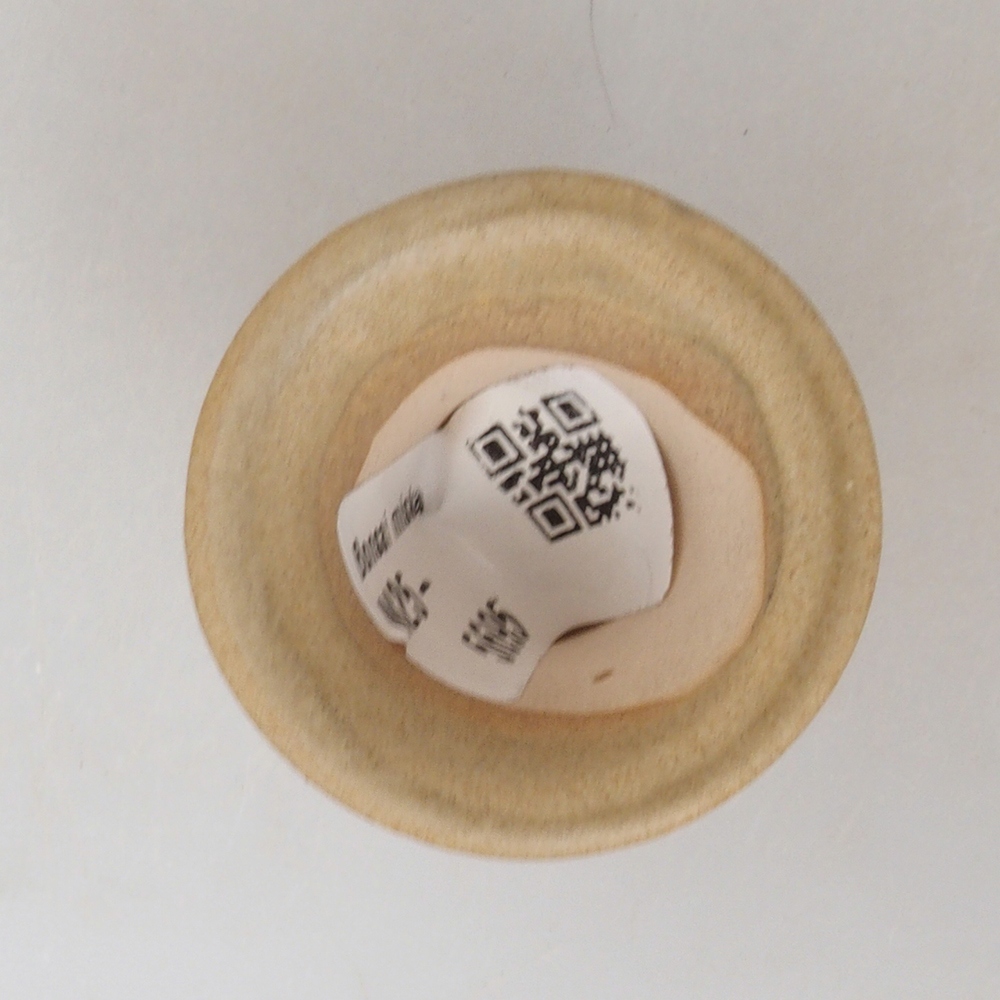 Mini bonsai bowl 4 x 4 x 4 cm, color brown