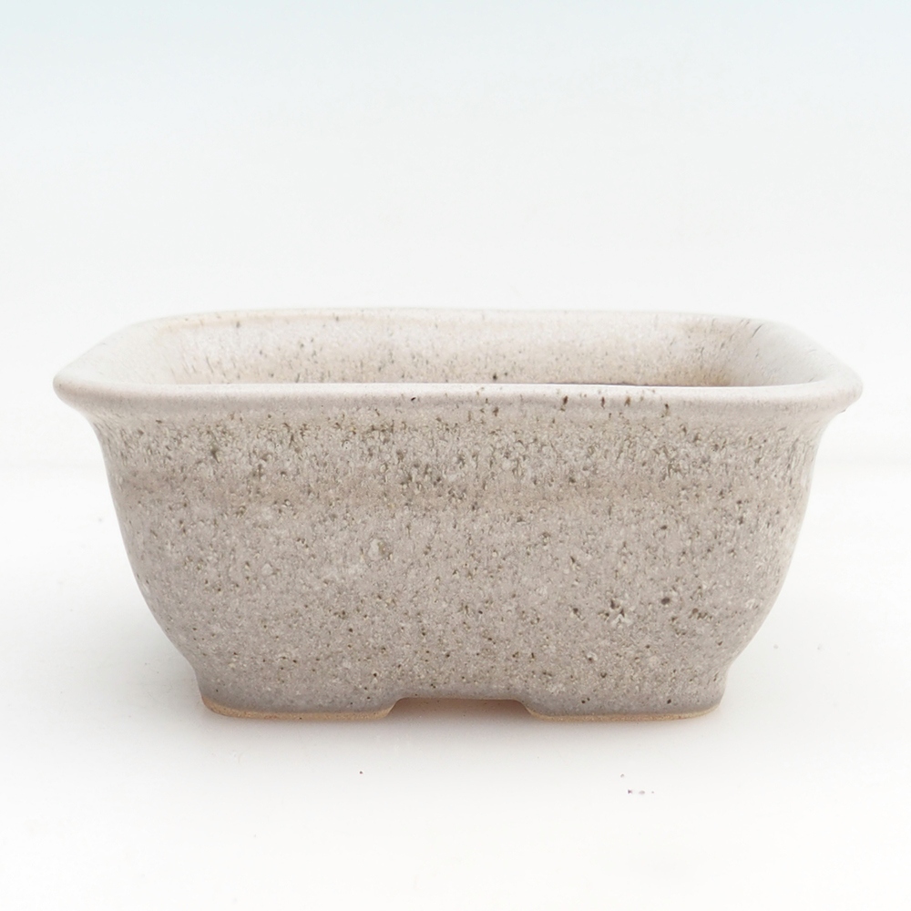 Bonsai bowl + saucer H38 - 12 x 10,5 x 5 cm. - beige