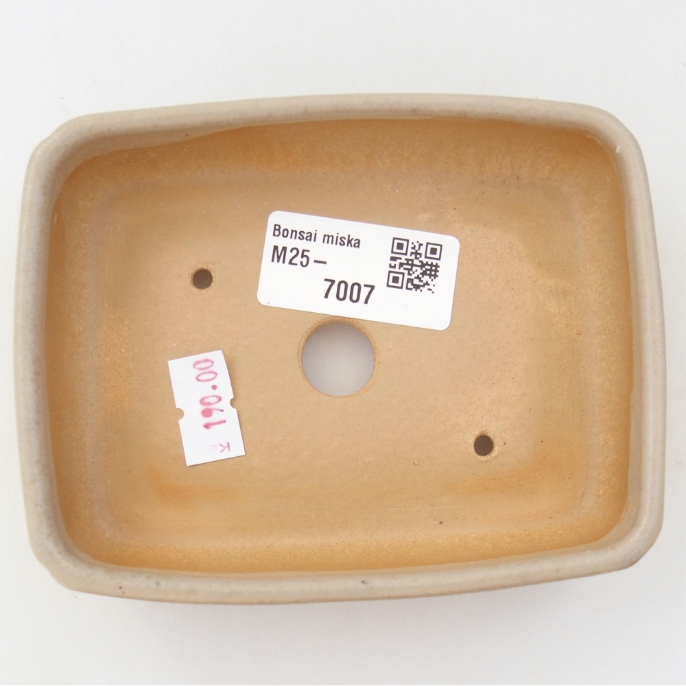 Ceramic bonsai bowl 11,5 x 9 x 3,5 cm, grey