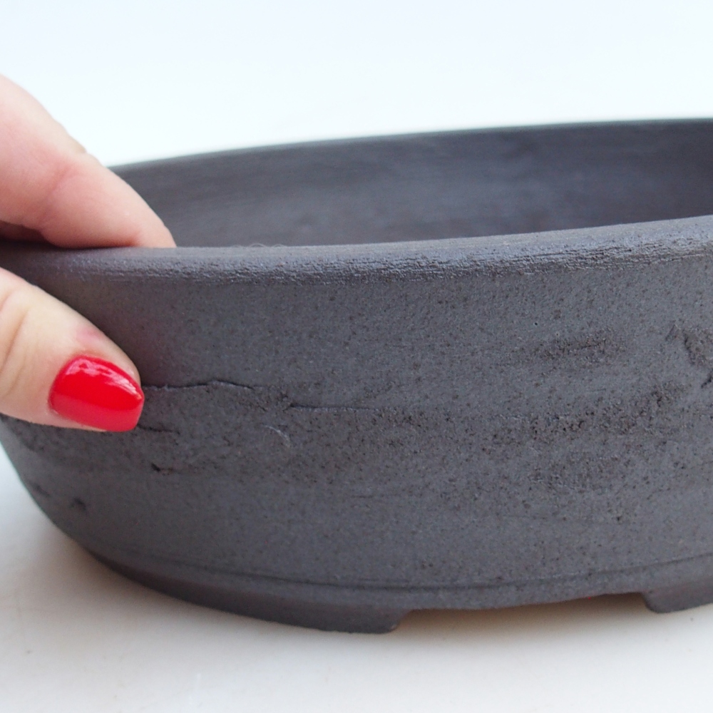 Bonsai bowl 27 x 27 x 7,5 cm , colour brown