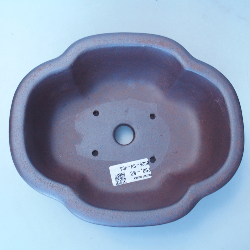 Bowl 20,5 x 17,5 x 7 cm brown