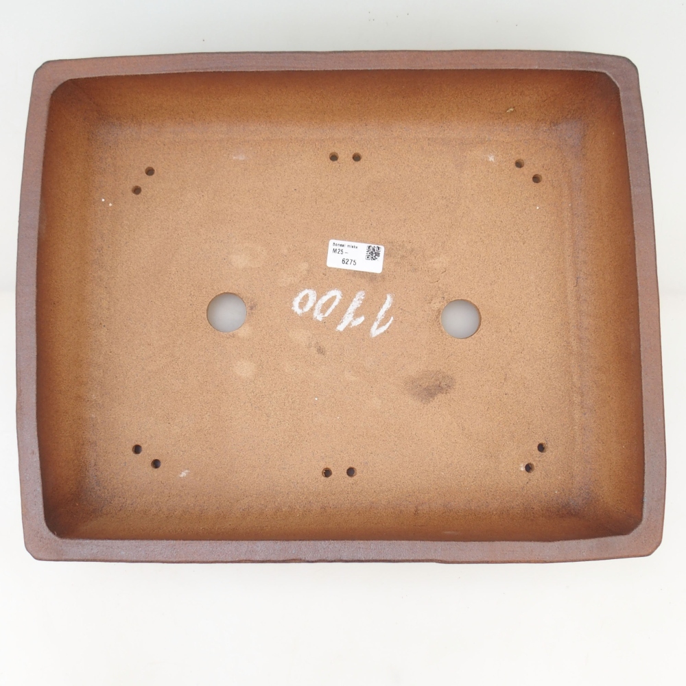 Bonsai bowl 41,5 x 33 x 9 cm , colour brown - PERSONAL COLLECTION OR PALLET TRANSPORT ONLY