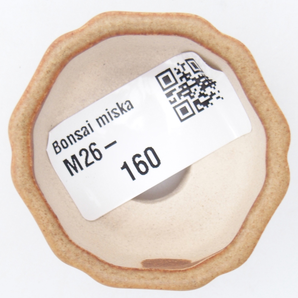 Mini bonsai bowl 4,5 x 4,5 x 2,5 cm, brown