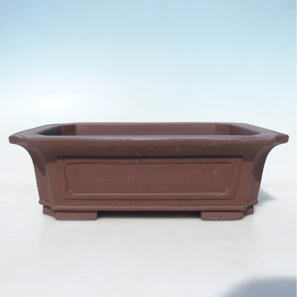 Bonsai bowl 35,5 x 36,5 x 11 cm birch brown