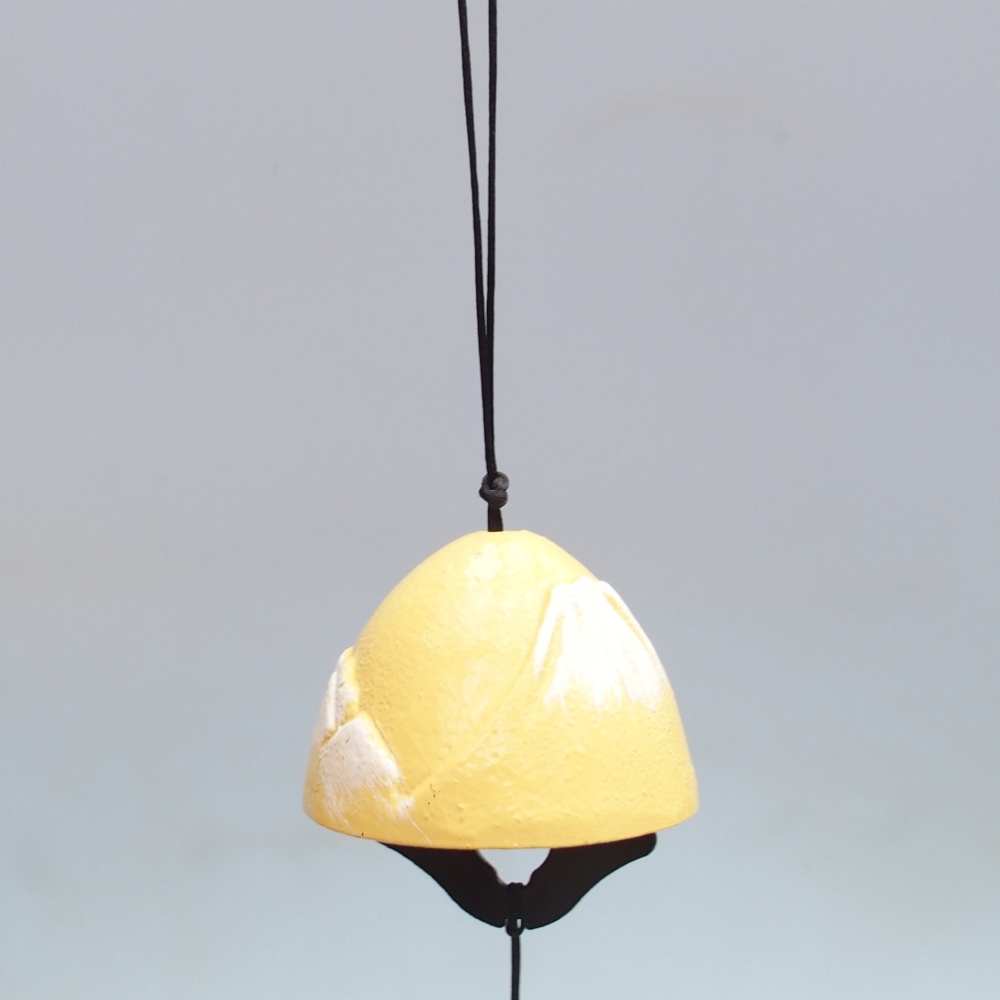 Metal wind chime, yellow