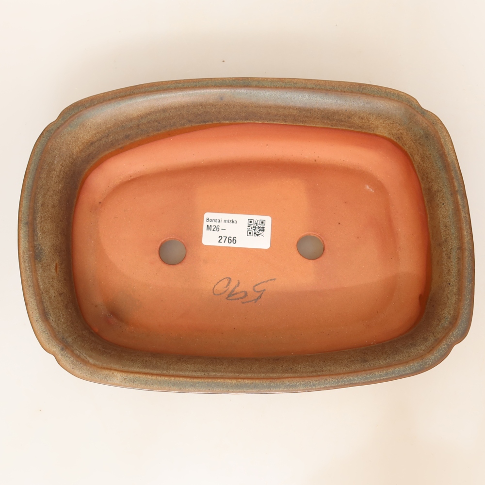 Ceramic Bowl, 24 x 17 x 6 cm, brown