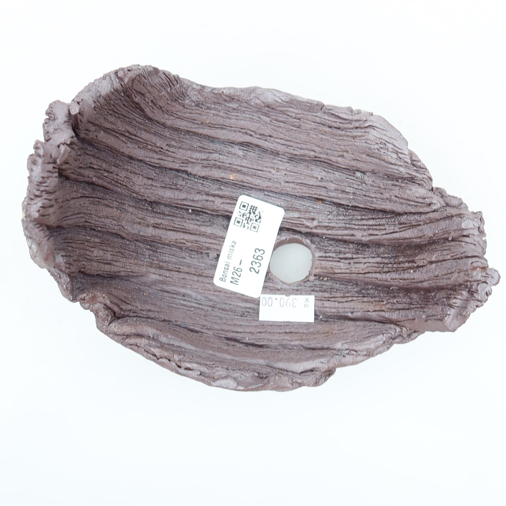 Ceramic Shell  14.5 x 11.5 x 13.5 cm, brown