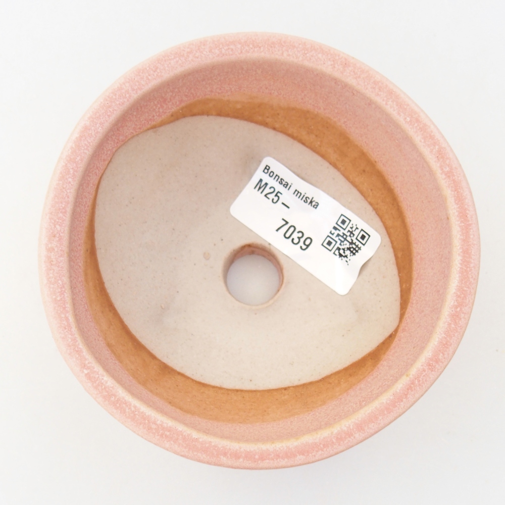 Ceramic bonsai bowl 9,5 x 9,5 x 5 cm, pink