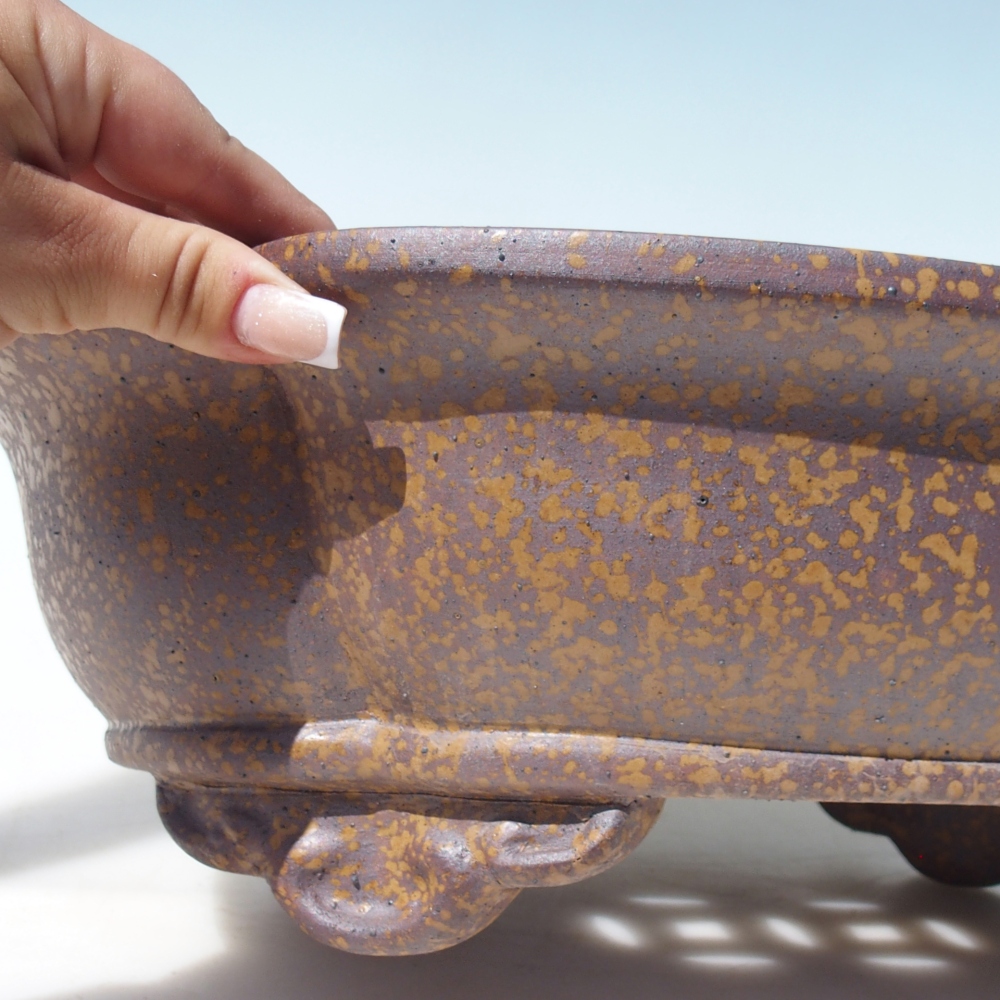 Bowl 40 x 32 x 12 cm brown