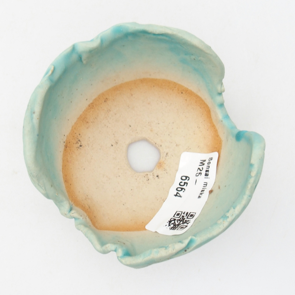 Ceramic Shell 8,5 x 8 x 5,5 cm , colour blue