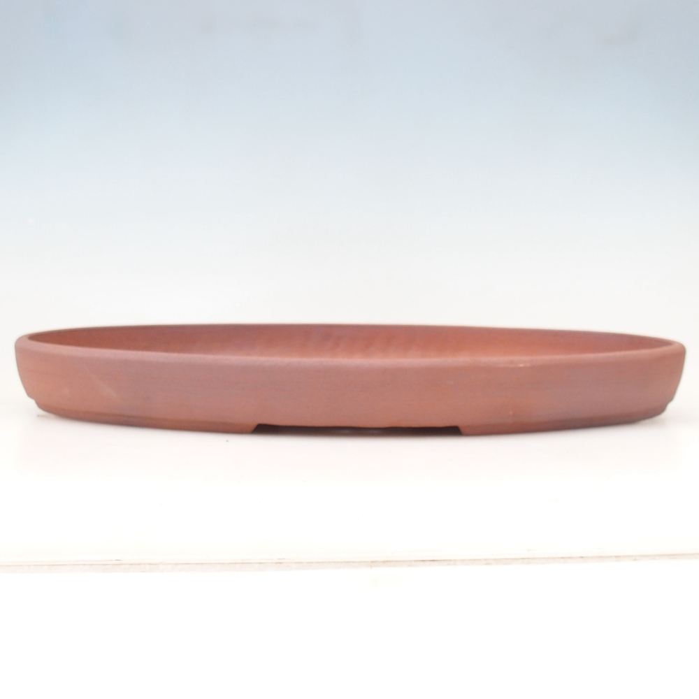 Bonsai bowl 48,5 x 31 x 4,5 cm , colour brown - PERSONAL COLLECTION OR PALLET TRANSPORT ONLY