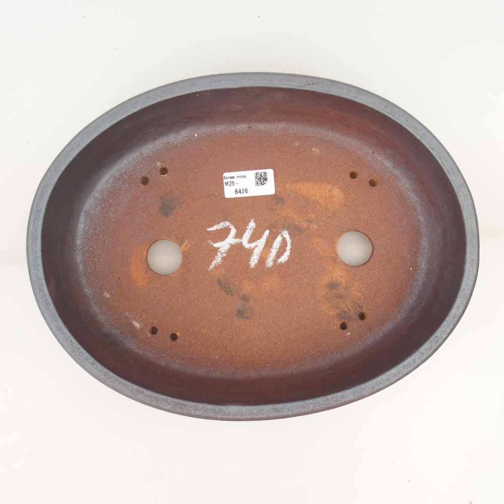 Bonsai bowl 32,5 x 25 x 7 cm , metal colour