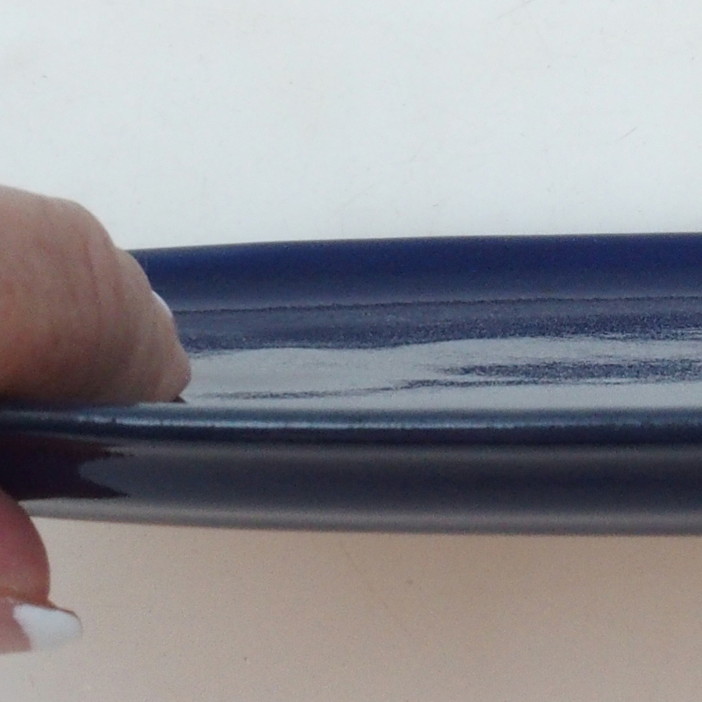 Ceramic bowl H15 -25 x 15 x 1 cm - blue