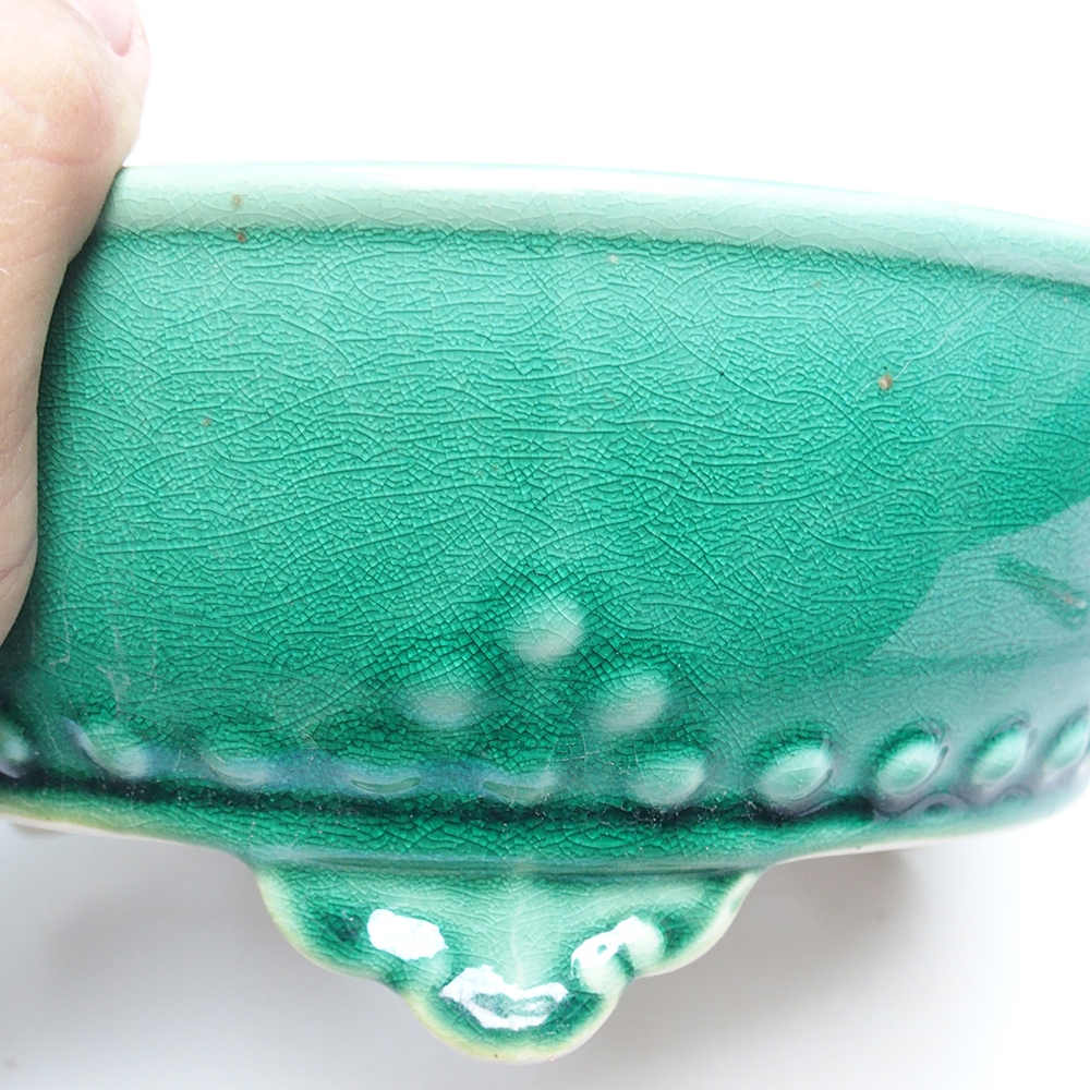 Bowl 21 x 21 x 8,5 cm green