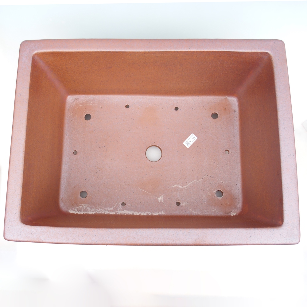 Ceramic bonsai bowl 61 x 46 x 25 cm , metal colour - PERSONAL COLLECTION ONLY or pallet transport