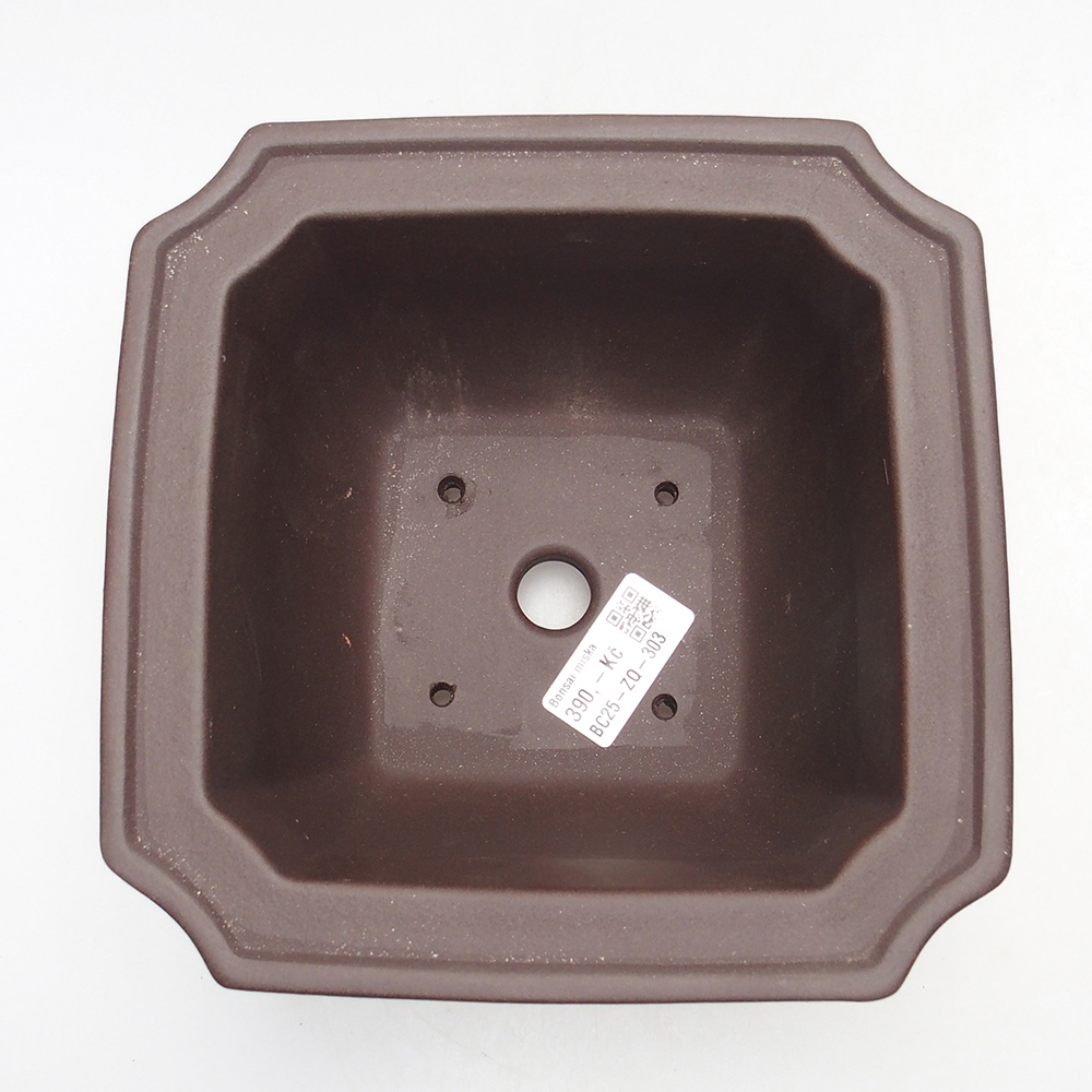 Bowl 17,5 x 17,5 x 11,5 cm brown