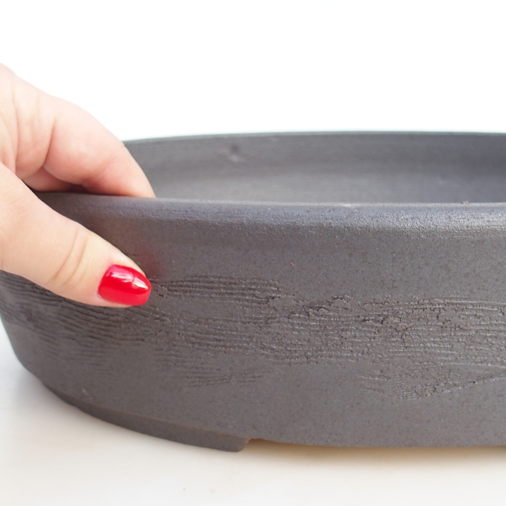 Bonsai bowl 38 x 31 x 8,5 cm , colour brown