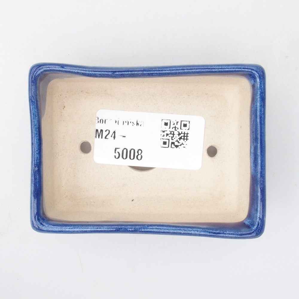 Mini bonsai bowl 7,5 x 5,5 x 2,5 cm, color blue