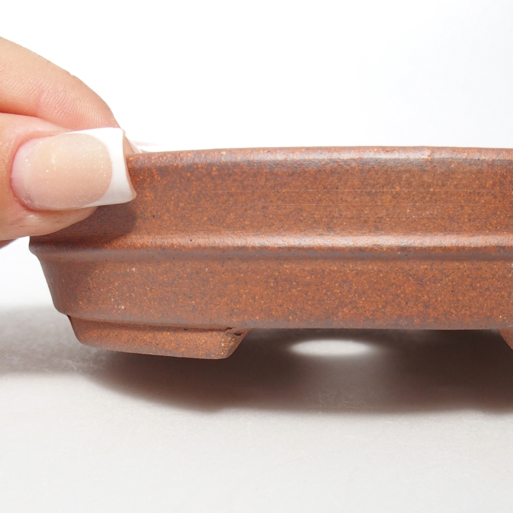 Bowl 13 x 11 x 3 cm brown